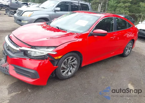 2016 Honda Civic Ex z USA, uszkodzony, nr VIN 2HGFC2F75GH562422